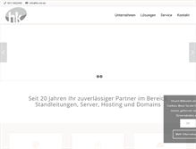 Tablet Screenshot of hk-net.de